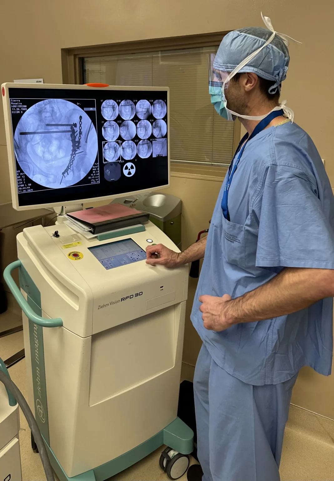 Blake Schultz, MD in OR